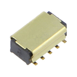 Conector: şiruri pini; mamă; PIN: 10; 1,27mm; aurit; SMT; soclu