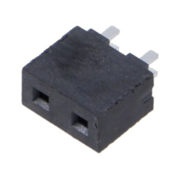 Conector: şiruri pini; soclu; tată; PIN: 2; drept; 5,08mm; THT; 1x2