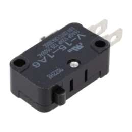 Microîntrerupător SNAP ACTION; 15A/250VAC; fără manetă; SPDT