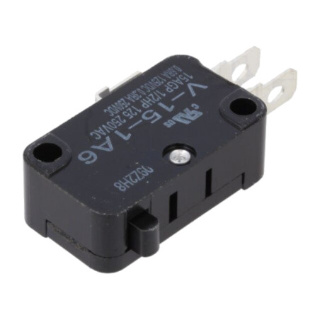 Microîntrerupător SNAP ACTION; 15A/250VAC; fără manetă; SPDT