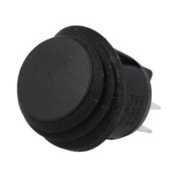 ROCKER; DPST; Poz: 2; ON-OFF; 10A/250VAC; neagră; IP65; fără; 50mΩ