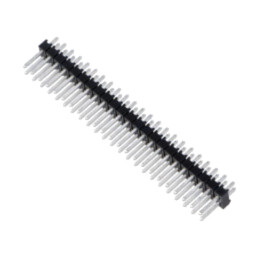 Conector: şiruri pini; şir pini; tată; PIN: 46; drept; 2,54mm; THT