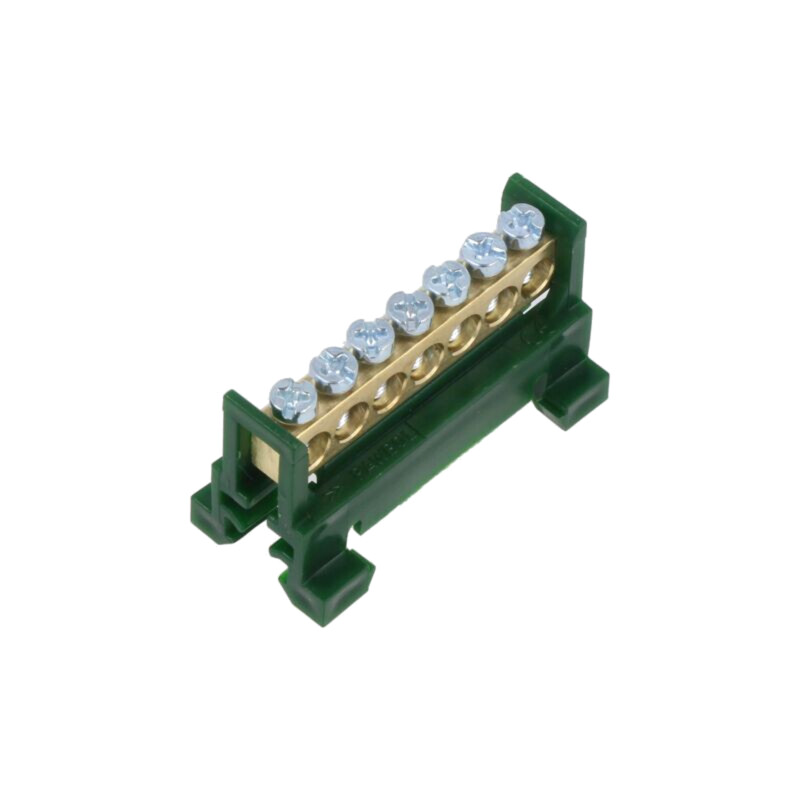 Conector: regletă de conexiuni; 16mm2; piste: 1; borne: 7; verde Conector: regletă de conexiuni; 16mm2; piste: 1; borne: 7; verde