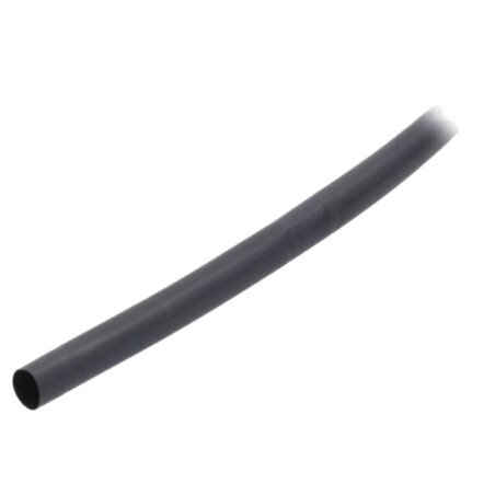 Manşon termocontractabil; fără adeziv; 3: 1; 9mm; neagră; RNF-3000