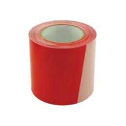 Bandă: avertizare; albă-roşie; L: 100m; W: 80mm