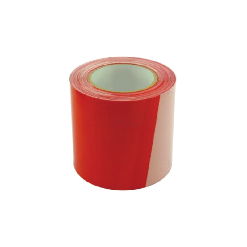 Bandă: avertizare; albă-roşie; L: 100m; W: 80mm Bandă: avertizare; albă-roşie; L: 100m; W: 80mm