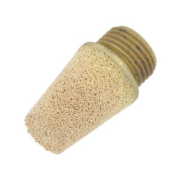 Amortizor de zgomot; Filet: G 1/8"; bronz sinterizat; B: 12mm