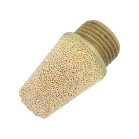 Amortizor de zgomot; Filet: G 1/8"; bronz sinterizat; B: 12mm