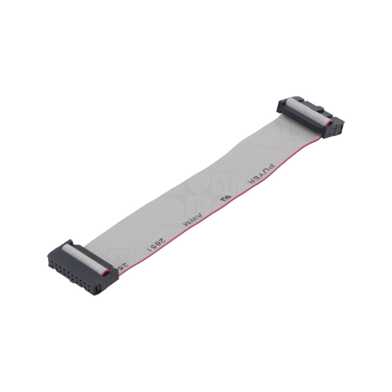 Cablu panglică cu conectori IDC; P.cablu-bandă: 1,27mm; 0,3m