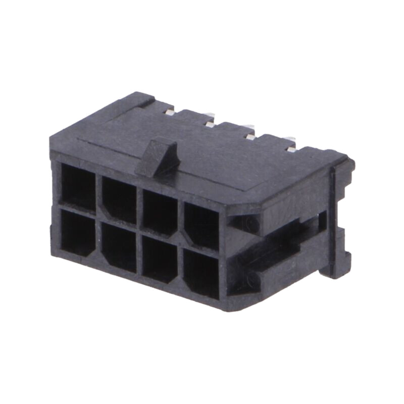 Conector: cablu-placă; soclu; tată; Micro-Fit 3.0; 3mm; PIN: 8; THT Conector: cablu-placă; soclu; tată; Micro-Fit 3.0; 3mm; PIN: 8; THT