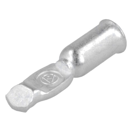 Pin; hermafrodit; cupru; argintat; 6AWG; 75A; crimpat; pe cablu; 75A