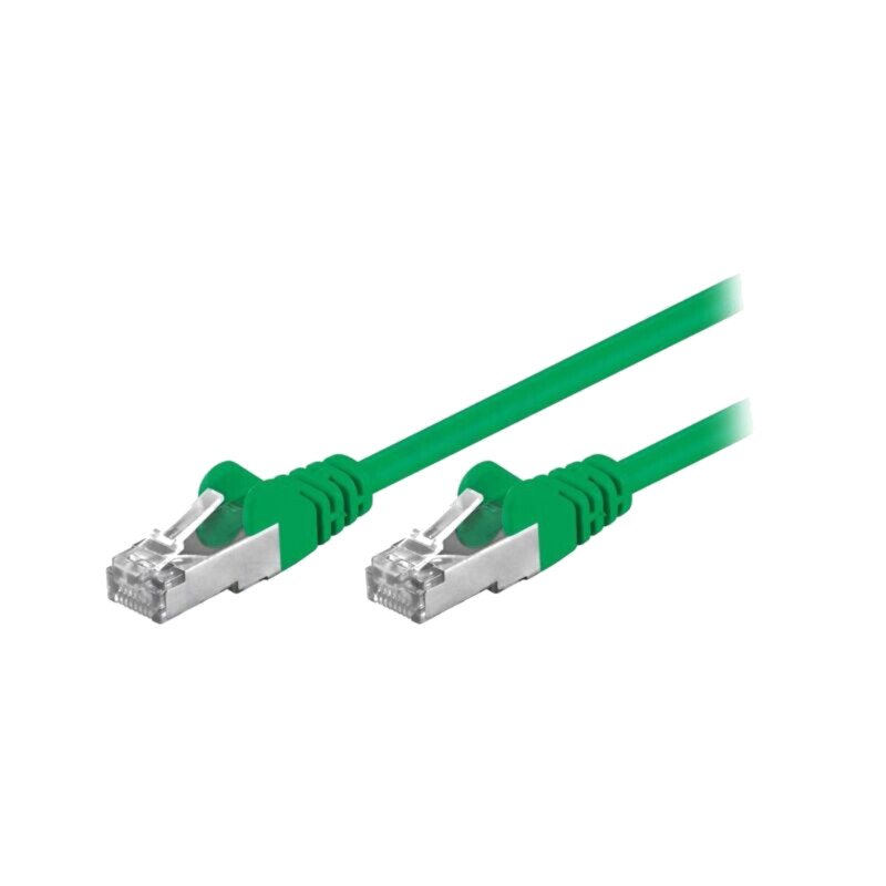 Patch cord; F/UTP; 5e; litat; CCA; PVC; verde; 5m; 26AWG Patch cord; F/UTP; 5e; litat; CCA; PVC; verde; 5m; 26AWG