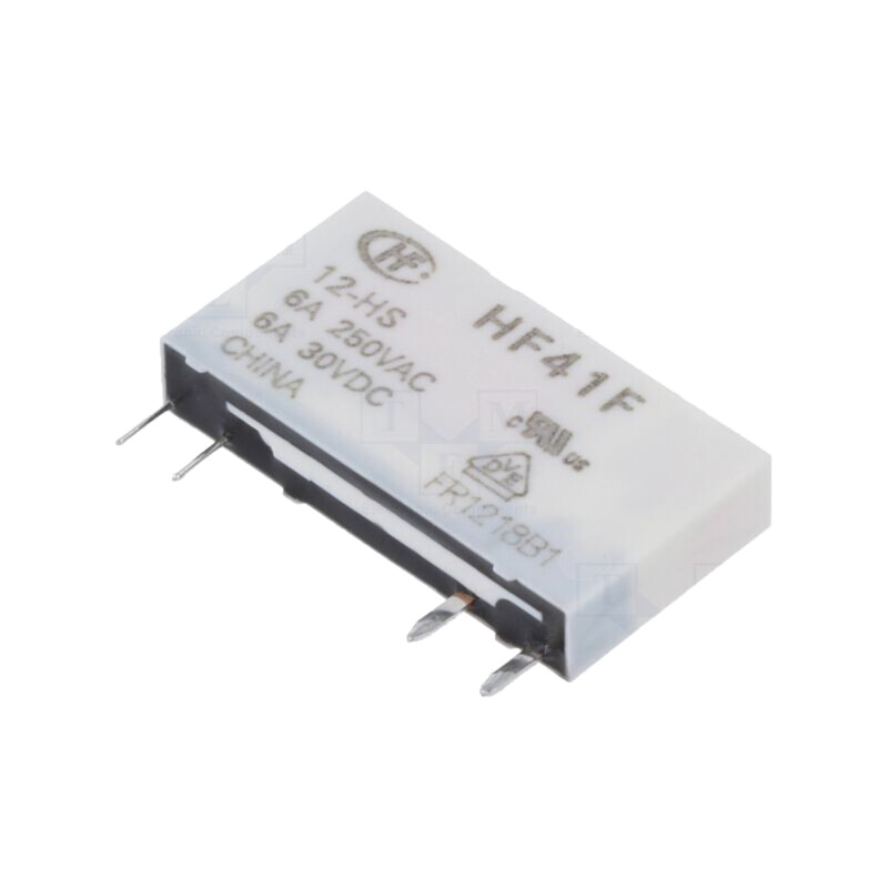 Releu: electromagnetic; SPST-NO; Ubobină: 12VDC; 6A; 6A/250VAC Releu: electromagnetic; SPST-NO; Ubobină: 12VDC; 6A; 6A/250VAC