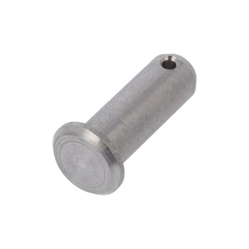 Bulon cu cap; oţel; BN 483; Ø: 4mm; L: 12mm; DIN 1434; cu orificiu Bulon cu cap; oţel; BN 483; Ø: 4mm; L: 12mm; DIN 1434; cu orificiu