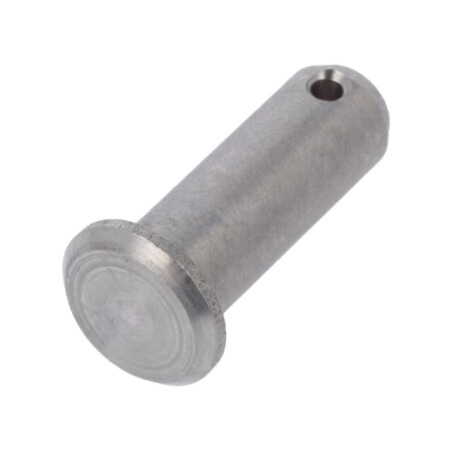 Bulon cu cap; oţel; BN 483; Ø: 4mm; L: 12mm; DIN 1434; cu orificiu