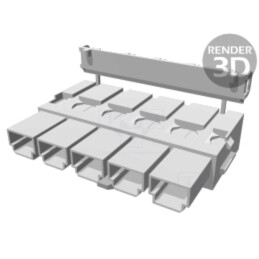 Conector: cablu-cablu/PCB; mufă; mamă; Mini-Fit Sr; 10mm; PIN: 5