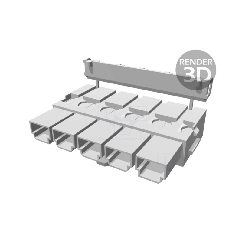 Conector: cablu-cablu/PCB; mufă; mamă; Mini-Fit Sr; 10mm; PIN: 5 Conector: cablu-cablu/PCB; mufă; mamă; Mini-Fit Sr; 10mm; PIN: 5