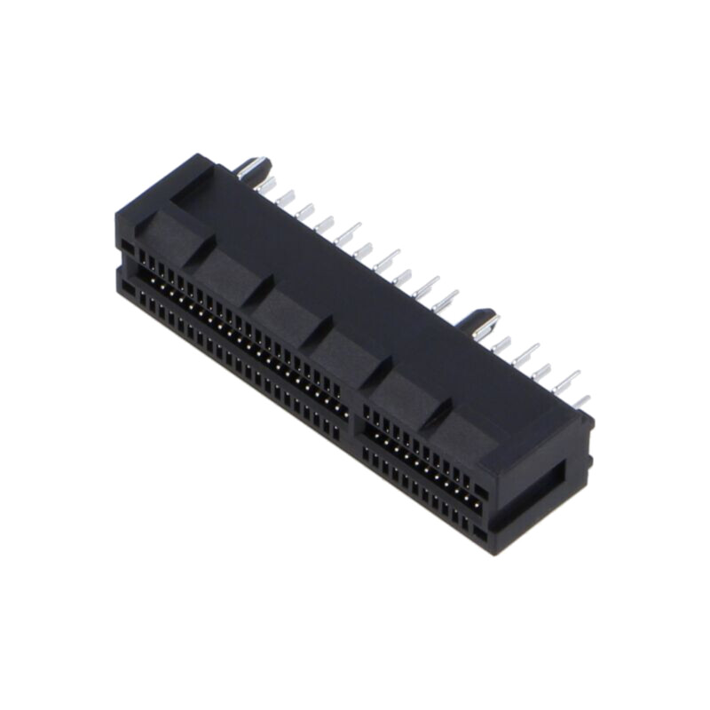 Conector: pentru carduri; drept; THT; pentru PCB; gold flash; 1mm Conector: pentru carduri; drept; THT; pentru PCB; gold flash; 1mm