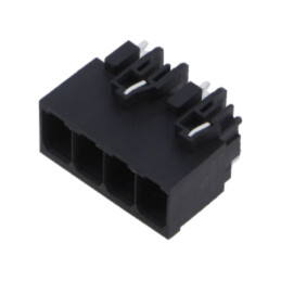 Regletă de conexiuni deconectabilă; 7,5mm; piste: 4; neagră