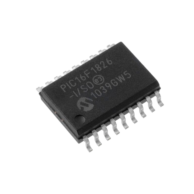 IC: microcontroler PIC; 3,5kB; 32MHz; 1,8÷5,5VDC; SMD; SO18; PIC16
