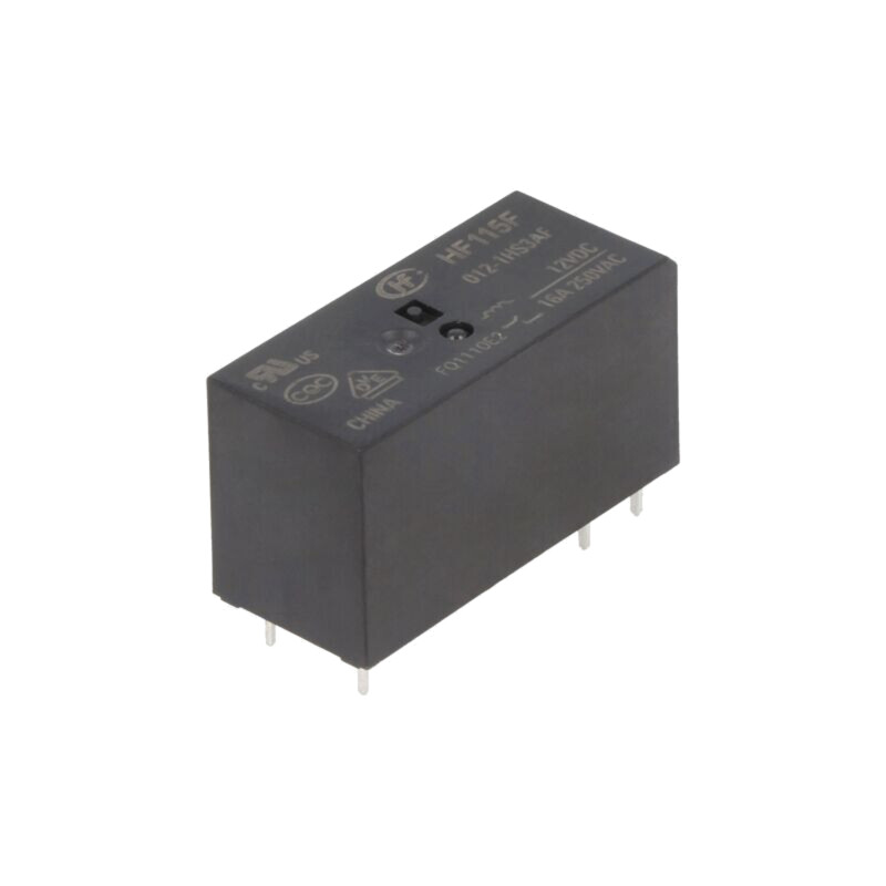 Releu: electromagnetic; SPST-NO; Ubobină: 12VDC; 16A; 16A/250VAC Releu: electromagnetic; SPST-NO; Ubobină: 12VDC; 16A; 16A/250VAC