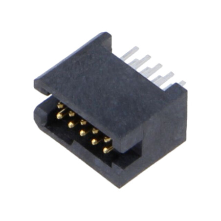 Conector: PCB-PCB; tată; PIN: 10; 1,27mm; TFM; argintat selectiv