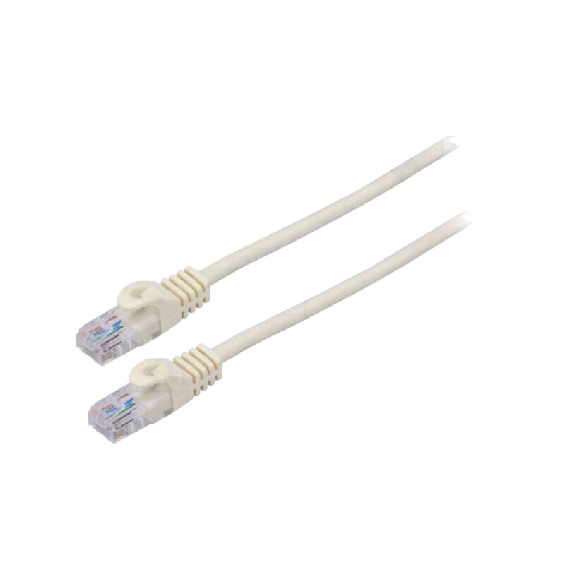 Patch cord; U/UTP; 6; litat; CCA; PVC; alb; 5m; 26AWG; Fire: 8; 1buc. Patch cord; U/UTP; 6; litat; CCA; PVC; alb; 5m; 26AWG; Fire: 8; 1buc.