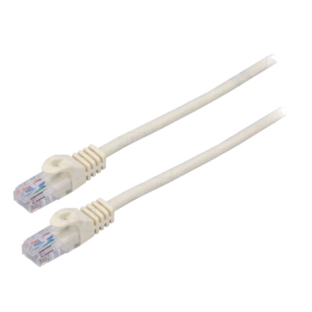 Patch cord; U/UTP; 6; litat; CCA; PVC; alb; 5m; 26AWG; Fire: 8; 1buc.