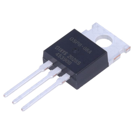 Diodă: redresoare; THT; 800V; 8A; tub; Ifsm: 120A; TO220AB; 100W