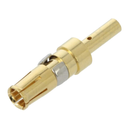 Pin; mamă; aliaj cupru; aurit; 20AWG÷16AWG; crimpat; pe cablu; 10A
