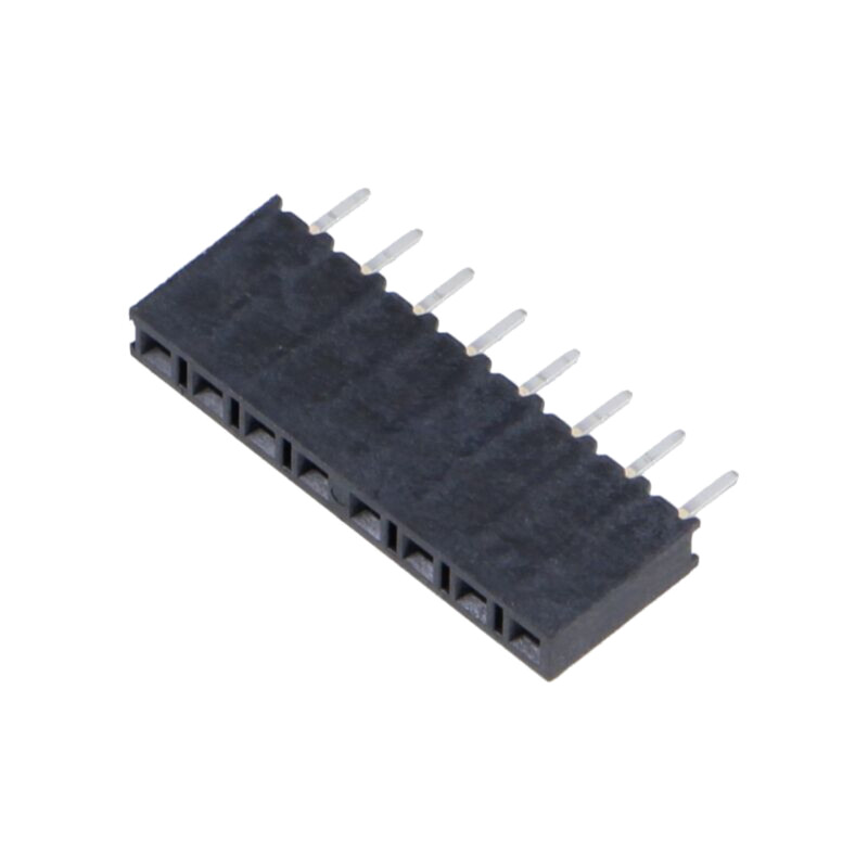 Conector: şiruri pini; soclu; tată; PIN: 8; drept; 2,54mm; THT; 1x8 Conector: şiruri pini; soclu; tată; PIN: 8; drept; 2,54mm; THT; 1x8