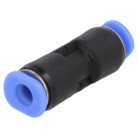 Racord push-in; simplu,de trecere; -0,95÷10bar; plastic; 0÷60°C