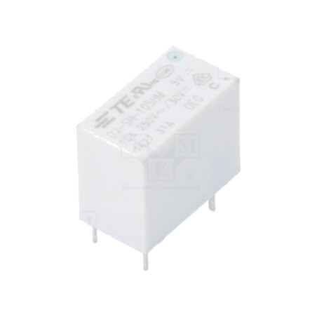 Releu: electromagnetic; SPST-NO; Ubobină: 5VDC; 10A; 10A/250VAC