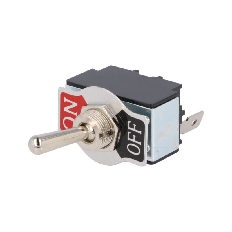 Comutator: basculant; Poz: 2; SPST; ON-OFF; 20A/12VDC; R13-28; 50mΩ Comutator: basculant; Poz: 2; SPST; ON-OFF; 20A/12VDC; R13-28; 50mΩ