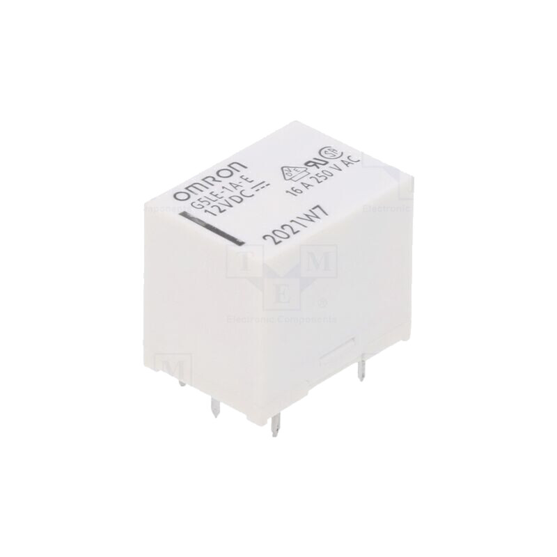 Releu: electromagnetic; SPST-NO; Ubobină: 12VDC; 16A/250VAC; G5LE Releu: electromagnetic; SPST-NO; Ubobină: 12VDC; 16A/250VAC; G5LE