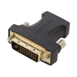 Adaptor; DVI-D (24+1) mufă,HDMI mufă; neagră