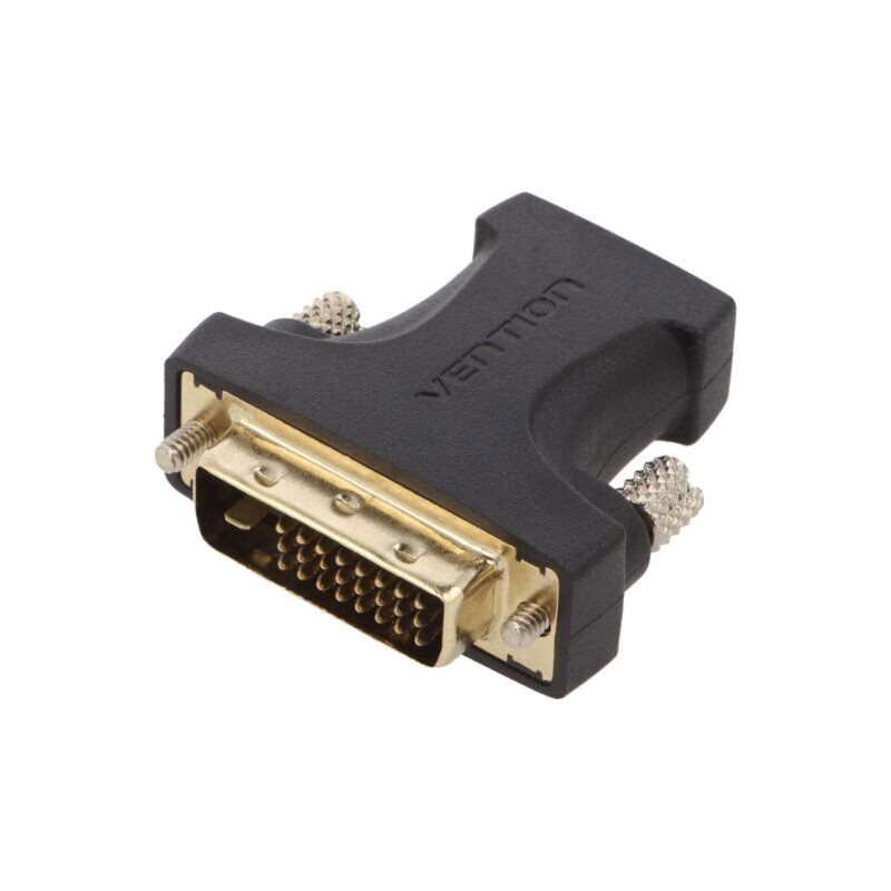 Adaptor; DVI-D (24+1) mufă,HDMI mufă; neagră