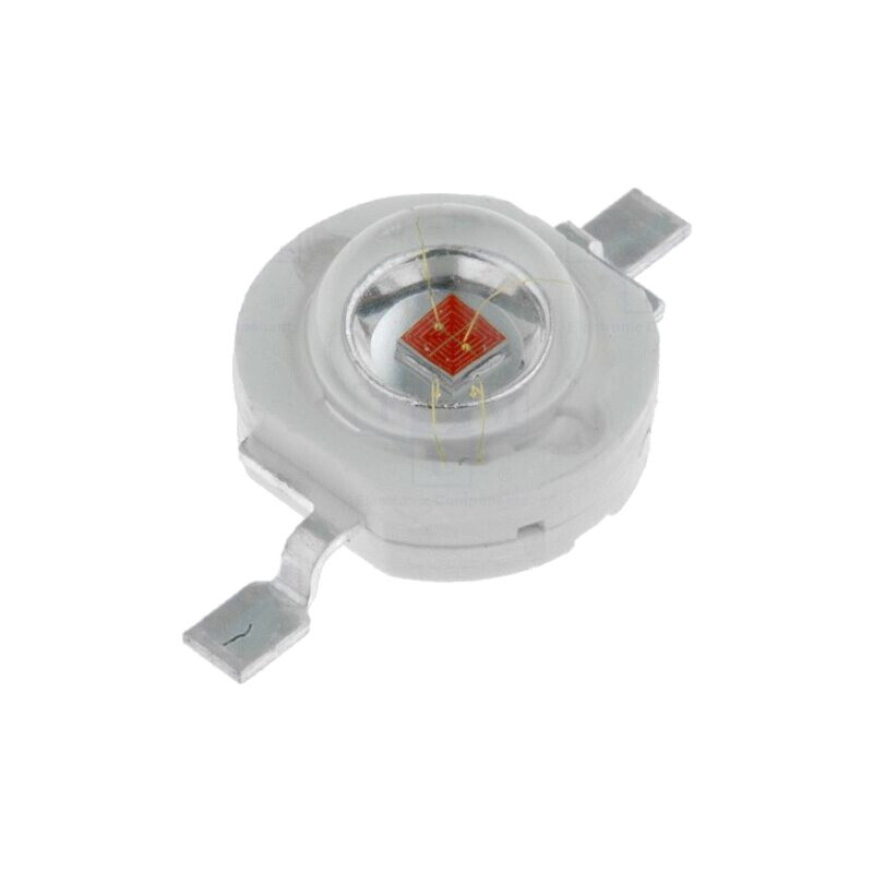 LED putere; galbenă; 140°; 700mA; 590nm; P: 3W; 80lm; 2,5÷3,5VDC