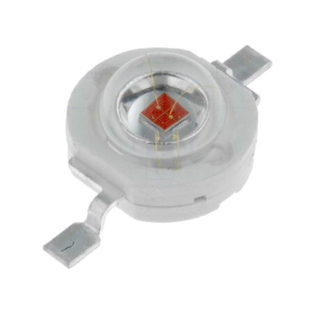 LED putere; galbenă; 140°; 700mA; 590nm; P: 3W; 80lm; 2,5÷3,5VDC