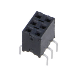 Conector: şiruri pini; soclu; tată; PIN: 6; de trecere; drept; THT