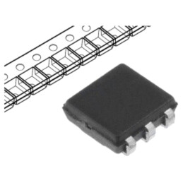 Diodă: TVS; 10V; 2A; unidirecţională; TSOC6; tub; Ethernet; ESD