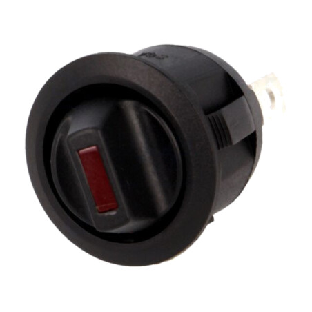 ROCKER; SPST; Poz: 2; ON-OFF; 20A/12VDC; neagră; LED,punctuală; 12V