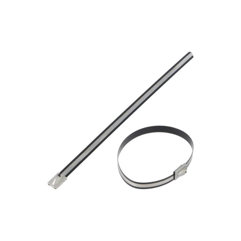 Colier de strângere; L: 201mm; W: 7,9mm; 1112N; neagră; -40÷140°C Colier de strângere; L: 201mm; W: 7,9mm; 1112N; neagră; -40÷140°C