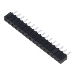 Conector: şiruri pini; tată; PIN: 16; 2,54mm; cositorit; THT; soclu