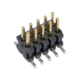 Conector: şiruri pini; tată; PIN: 10; 1,27mm; gold flash; SMT; soclu