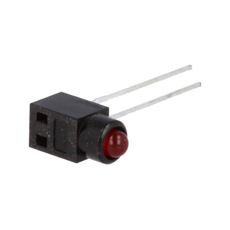 LED; în carcasă; 3mm; Nr.diode: 1; roşie; 30mA; Lentilă: roşie; 60° LED; în carcasă; 3mm; Nr.diode: 1; roşie; 30mA; Lentilă: roşie; 60°