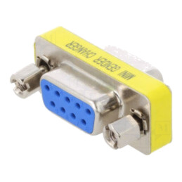 Conexiune: adaptor; D-Sub 9pin mamă,din ambele părţi