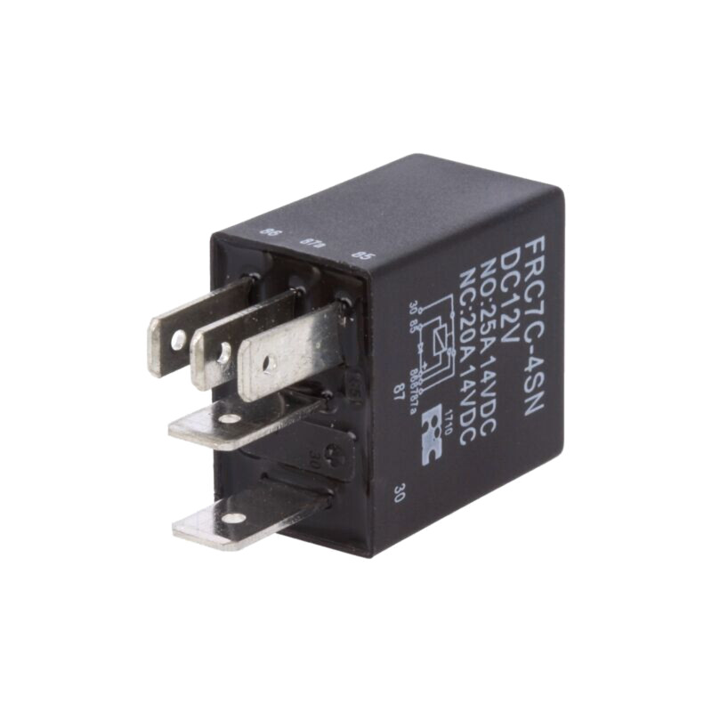 Releu: electromagnetic; SPDT; Ubobină: 12VDC; 25A; pt.autovehicule Releu: electromagnetic; SPDT; Ubobină: 12VDC; 25A; pt.autovehicule
