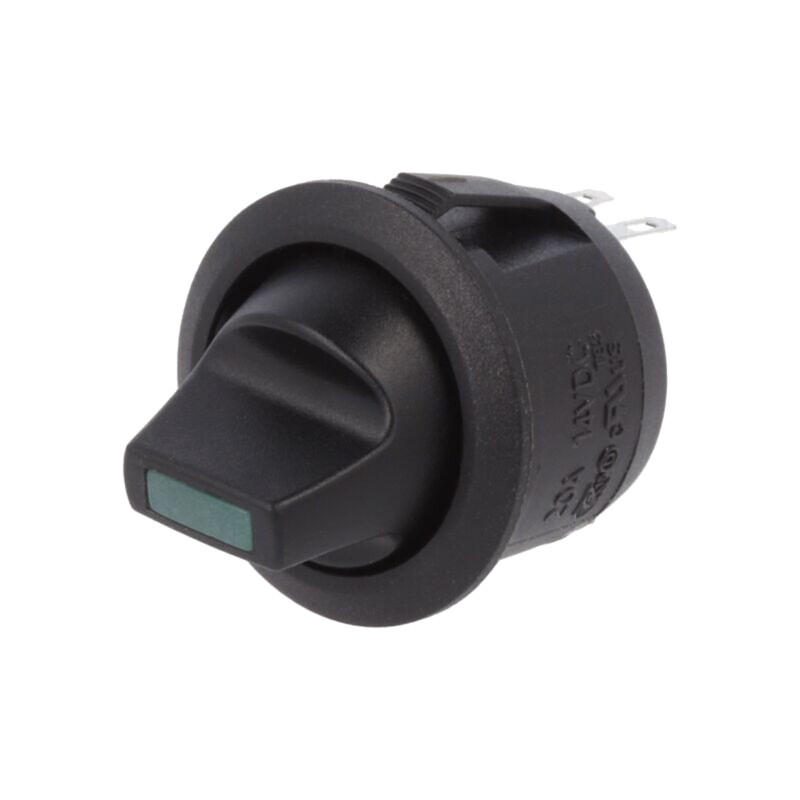 ROCKER; SPST; Poz: 2; ON-OFF; 20A/12VDC; neagră; LED,punctuală; 12V ROCKER; SPST; Poz: 2; ON-OFF; 20A/12VDC; neagră; LED,punctuală; 12V