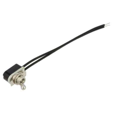 Comutator: basculant; Poz: 2; SPST; OFF-ON; 3A/250VAC; TA; 0÷65°C